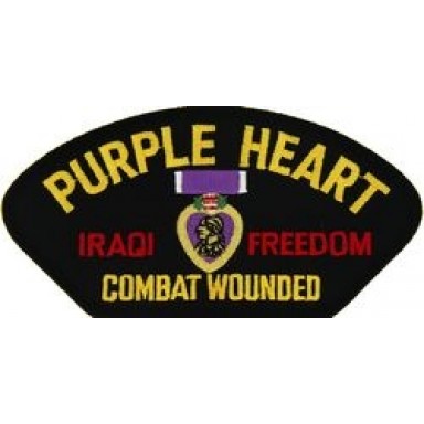 Iraq Purple Heart Patch/Small