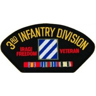 Iraq 3rd Inf Vet Patch/Small
