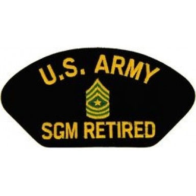 USA SGM Retired Patch/Small