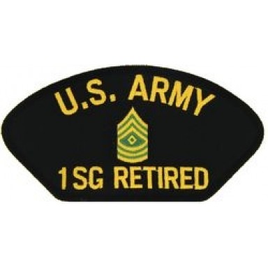 USA 1SGT Retired Patch/Small