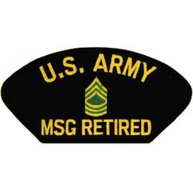 USA MSG Retired Patch/Small