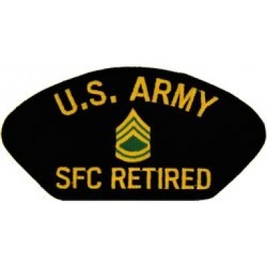 USA SFC Retired Patch/Small