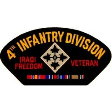 Iraq 4th Inf Vet Patch/Small