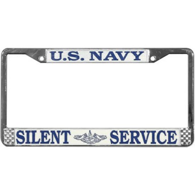 U.S. Navy Submarine Silent Service License Plate Frame