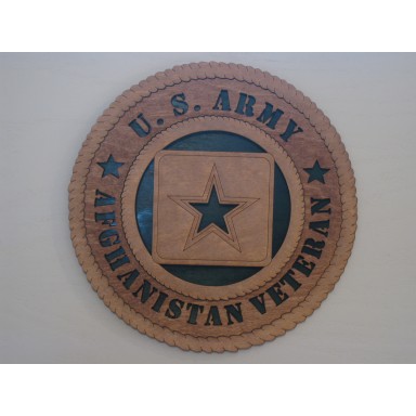 US Army Veteran Afghanistan Plaque
