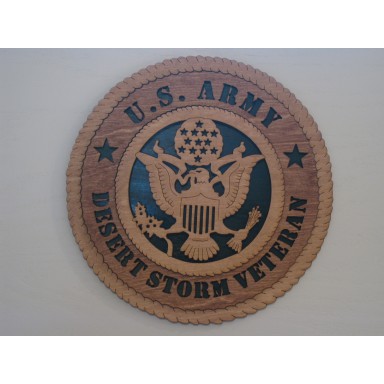 US Army Veteran Desert Storm Plaque