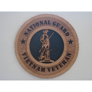 US Army Veteran Vietnam National Guard Plaque