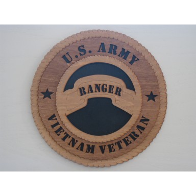 US Army Veteran Vietnam Ranger Plaque