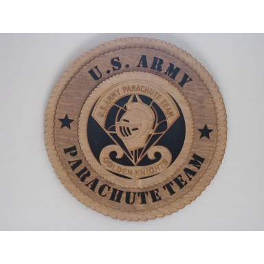 US Army Parachute Team Golden Knights Plaque