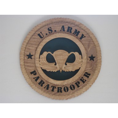 US Army Paratrooper Plaque
