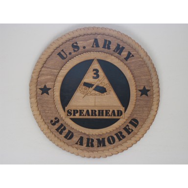 US Army 3rd Armored Spearhead Plaque