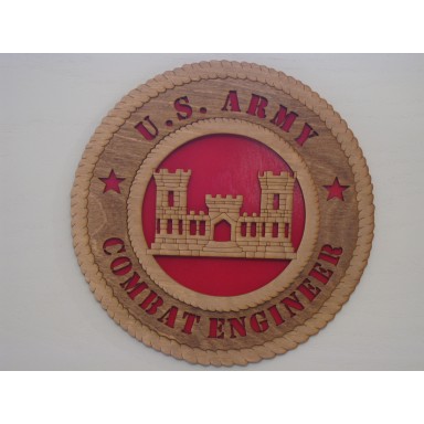US Army Combat Engineers Plaque