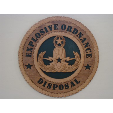 US Army Explosives Ordnance Disposal Master Plaque