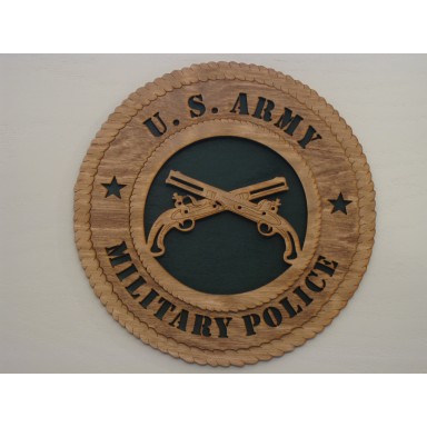 US Army Military Police Plaque