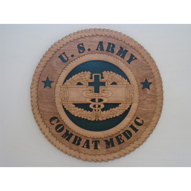 US Army Combat Medic Plaque