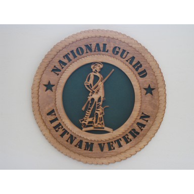 National Guard Veteran Vietnam Plaque