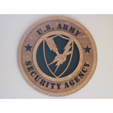US Army Security Plaque