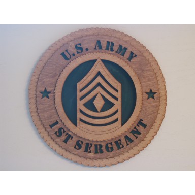 US Army 1st Sergeant Plaque