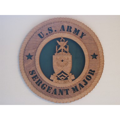 US Army Sergeant Major Academy Plaque