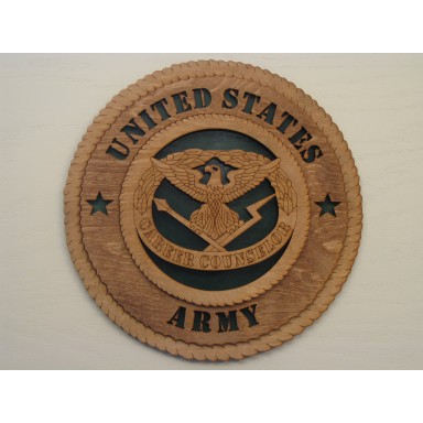 US Army Career Counselor Plaque