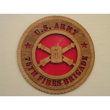 US Army 75th Fires Brigade Plaque