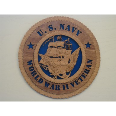 US Navy Veteran World War II Plaque