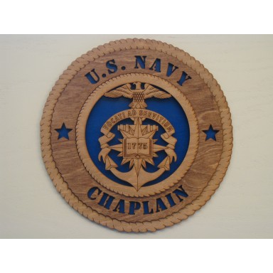 US Navy Chaplin Plaque
