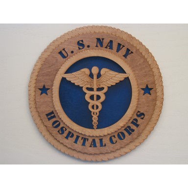 US Navy Hospital Corps Plaque