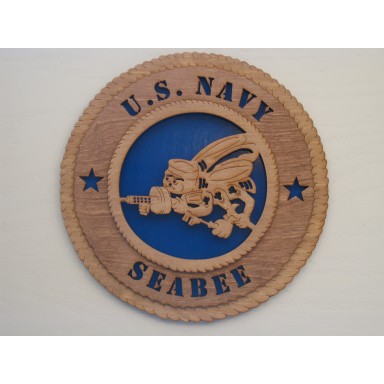 US Navy Seabee Plaque
