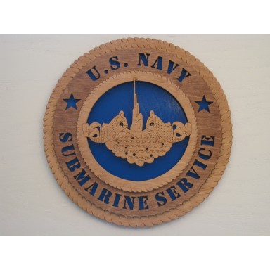 US Navy Submarine Service Plaque