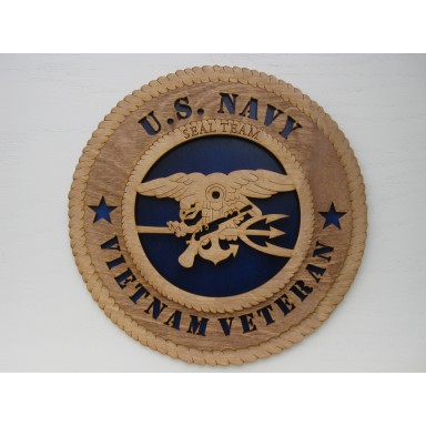 US Navy Seal Team Vietnam Veteran Plaque