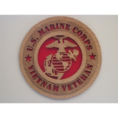 US Marine Corps Veteran Vietnam Plaque