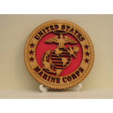 US Marine Corps Desktop Plaque