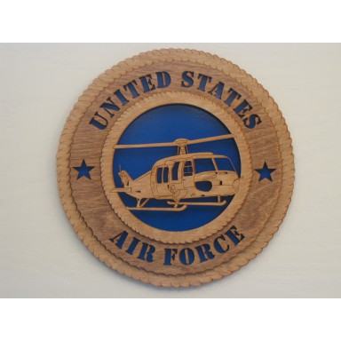 USAF Huey Plaque