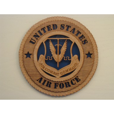 United States Air Force Air Combat Command Plaque