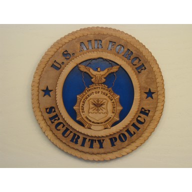 US Air Force Security Police Plaque