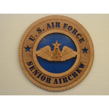 US Air Force Senior Aircrew Plaque