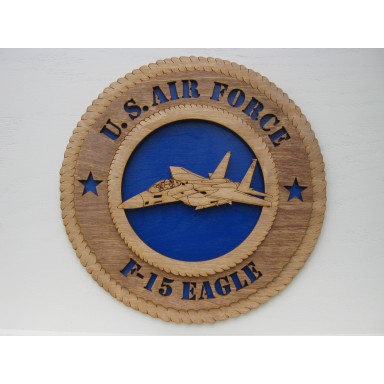 US Air Force F-15 Eagle Plaque