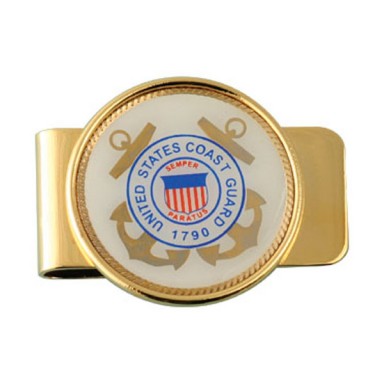 U.S. Coast Guard Crest Money Clip