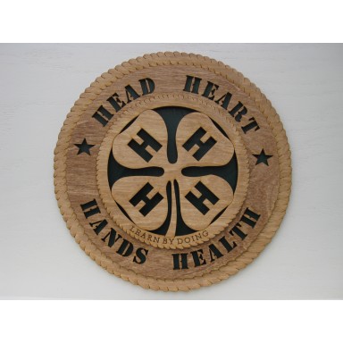 4 H Head Heart Hands Health Plaque