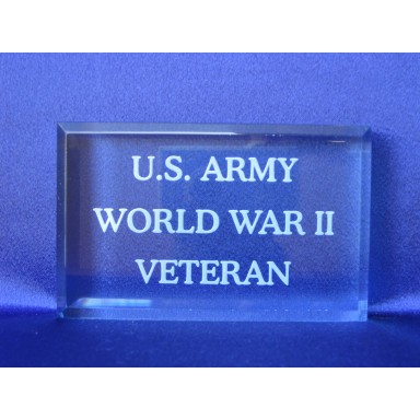 Branch of Service Paperweight US Army