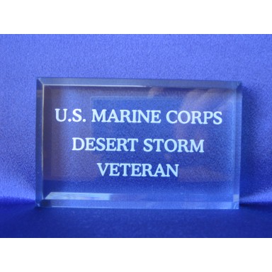 Branch of Service Paperweight USMC