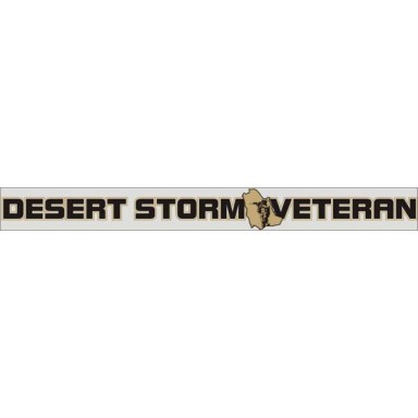 Desert Storm Veteran Window Strip