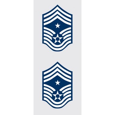 USAF E-9 CMD Chief SGT Decals