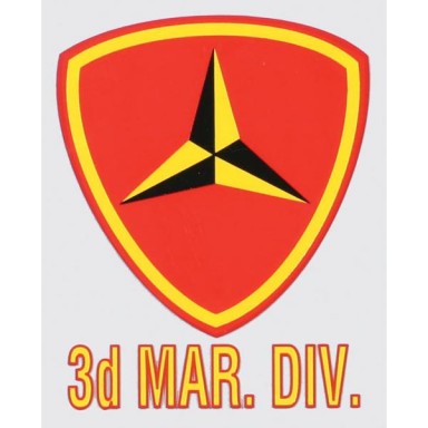 Marines 3rd Division Decal