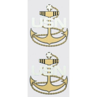 Navy Anchor SCPO Decal