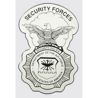 USAF Security Forces Shield Decal