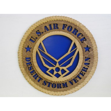 US Air Force Veteran Desert Storm Plaque