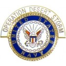 USN Desert Storm Small Hat Pin