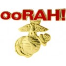 USMC OO RAH! Small Hat Pin